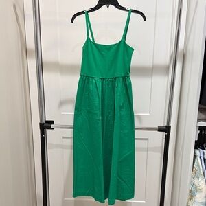 Old Navy Vibrant Green Sleeveless Dress